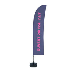 Beachflag Budget Set Wind Large Open 24/7
