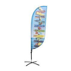 Beachflag Fiber Paddel Print