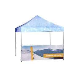 Zelt Alu Halbwand Print Vivid Tent