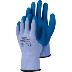 TR630, Power Grip, Polyester-Handschuh mit Latex-Beschichtung, SB-Karte