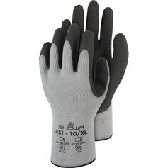 451, Thermo, Acryl-Baumwoll-Handschuh mit Latex-Beschichtung, Polybeutel