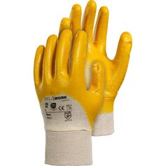 WW610 Sun, Baumwolle-Handschuh mit Nitril-Beschichtung, SB-Karte