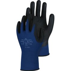 380, Nitril Foam Grip, Nylon-Handschuh mit Nitril-Beschichtung, Polybeutel