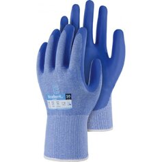 XC12383, Cut E, 100°, Stahlfaser-UHMWPE-Handschuh mit Nitril-Beschichtung, SB-Karte